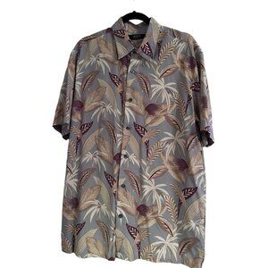 Axis LA Silk Shirt Vacation Vibes-Size Large